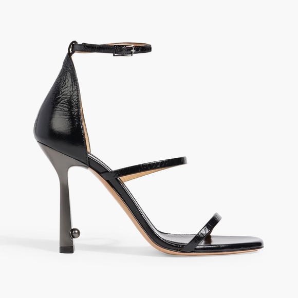 Off-White Lollipop 100MM Strappy High-Heel Sandals in Black- US 9.5/10 EU 40 - Picture 2 of 12